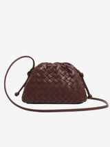 Heleina | Modische Veganleder Crossbody Tasche Mit Geflochtenem Design, Leicht Und Stilvoll – Braun