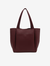 Clara Strukturierte Schultertasche Aus Premium Pflanzenleder, Modern & Alltagstauglich – Rot