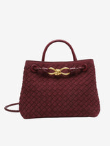Elegante Vegane Lederhandtasche – Alltagstasche mit Verstellbarem Riemen & Großem Stauraum – Rot