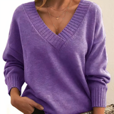 Eleganter Kaschmirpullover - Autunno – Lila