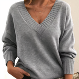 Eleganter Kaschmir-Pullover - Autunno – Grau