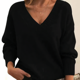 Eleganter Kaschmir-Pullover - Autunno – Schwarz