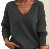 Eleganter Kaschmir-Pullover - Autunno – Dunkelgrau