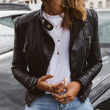 Florence - Lederjacke für Damen – Schwarz