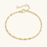 Amara Lace Kettenarmband – Gelbgold