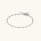 Charlotte Goldkette Fußkettchen – Silber