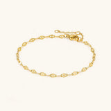Charlotte Goldkette Fußkettchen – Gelbgold