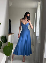 Gianna™ Fließendes Leichtes Gewebe – Blau