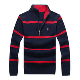 Maddox - herrenpullover mit kragen – Rot