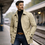 Adrian - Stilvoller Herrenmantel – Beige