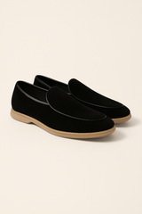 Adrian Wildlederloafer – Schwarz