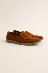 Adrian Wildlederloafer – Braun