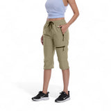 Norelia | Leichte Outdoor-Caprihose – Beige