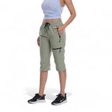 Norelia | Leichte Outdoor-Caprihose – Grün