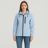Aivee | Moderne Damen Regenjacke – Hellblau
