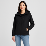 Aivee | Moderne Damen Regenjacke – Schwarz