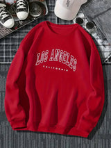 Alex | Unisex Winter Sweatshirt – Rot