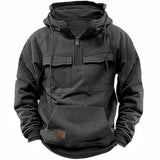 Alvaro | Hoodie mit Futter aus Baumwollmischung – Grau