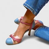 Quinnae | Bequeme Absätze – Blau