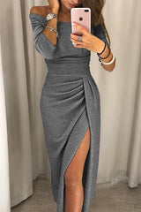 Averelle | Elegantes Chic Kleid – Grau