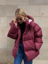 Amelie | Elegante Pufferjacke für Damen Winter – Rot