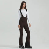Amelie | Winddichte Schneehose für Damen Slim Fit – Schwarz