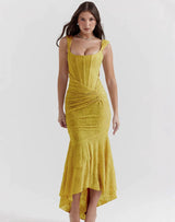 Amira | Maxikleid – Gelb