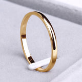Einfacher Ring aus Gold und Silber – Gold