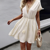 Rosira – Bezauberndes Kleid im Boho-Stil – Beige