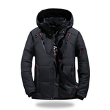 Arctic Wasserdichte Winterjacke mit Kapuze – Schwarz