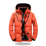 Arctic Wasserdichte Winterjacke mit Kapuze – Orange