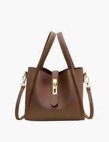 Elegante Bucket Bag – Kaffeebraun