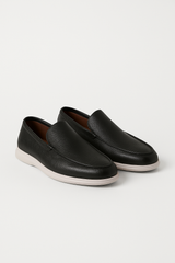 Asher Lederloafer Zweifarbig – Schwarz