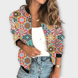 Liorra – Bedruckte Jacke mit Reißverschluss – Mehrfarbig