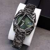 Ervin – Avantgarde-Armbanduhr im Stil von Dorian – Grün