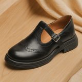 Aveline | Elegante Lederschuhe – Schwarz