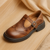 Aveline | Elegante Lederschuhe – Braun