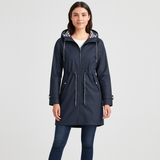 Aveline | Stilvolle wasserdichte Damenmodejacke – Dunkelblau
