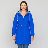 Aveline | Stilvolle wasserdichte Damenmodejacke – Blau