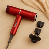 Aveline | SwiftDry Magnetischer Haartrockner für müheloses Styling – Rot