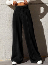 Yuna - bequeme damen-jogginghose mit entspannter passform – Schwarz