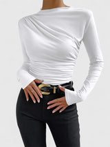 Lieselotte | Elegantes Top – Weiß