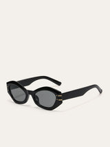 Retro Cat Eye Sonnenbrille Damen – UV-Schutz, Leicht & Modisch – Schwarz