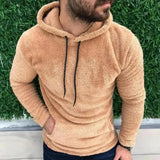Jason  - angenehm warmer kapuzenpullover für männer – Khaki