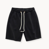 Stefan Sweatshorts mit Kordelzug – Schwarz