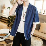 Yuhuan-jacke im chinesischen stil – Blau