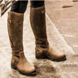 Wasserdichte Stiefel für Frauen - Beth – Braun