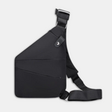 Unisex Schlank Anti-Diebstahl Umhängetasche | Klein – Schwarz