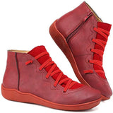 Mirabel – elite-damenstiefel mit bequemen füßen – Rot