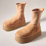 Damen Winterstiefel 2024 | warme und trendige schuhe – Braun